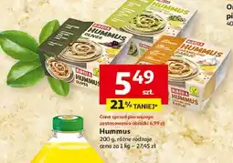 Auchan Hummus z pestkami dyni Ribella oferta