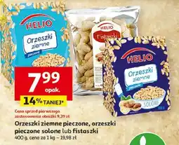 Auchan Orzeszki ziemne pieczone solone Helio oferta