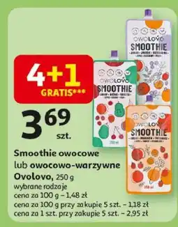 Auchan Smoothie jabłko-wiśnia-gruszka Owolovo oferta