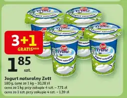 Auchan Jogurt naturalny Zott Primo oferta