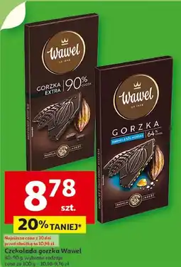 Auchan Czekolada gorzka z solą himalajską Wawel oferta