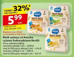 Auchan Kaszka ryżowo-kukurydziana z bananem Nestle Proste Zboża oferta