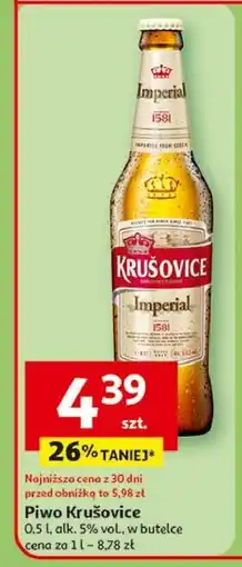 Auchan Piwo Krusovice Imperial oferta