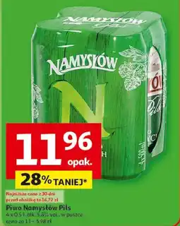 Auchan Piwo Namysłów Pils oferta