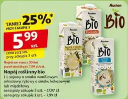 Auchan Napój migdałowy Auchan Bio oferta