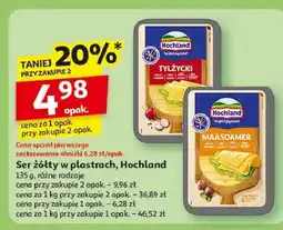 Auchan Ser maasdamer plastry Hochland oferta
