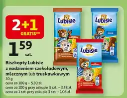 Auchan Ciastko mleczne Lu Petitki Lubisie oferta