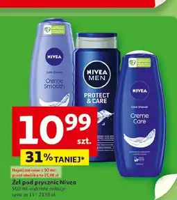 Auchan Żel pod prysznic (original care) Nivea Men Protect & Care oferta