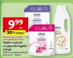 Auchan Płyn do kąpieli cotton milk & provitamin b5 Luksja Creamy Soft oferta
