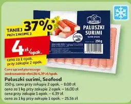 Auchan Paluszki surimi o smaku kraba Seafood oferta