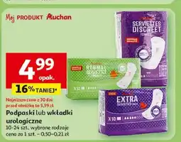 Auchan Podpaski ze skrzydełkami ultra cienkie Auchan oferta