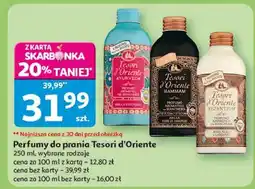 Auchan Perfumy do płukania tkanin ryzantium Tesori D'oriente oferta