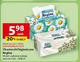 Auchan Chusteczki higieniczne Regina oferta