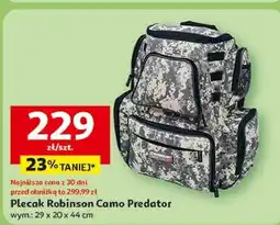 Auchan Plecak camo predator Robinson oferta