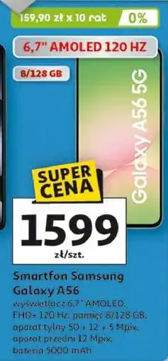 Auchan Smartfon a56 5g 8/128gb grafit Samsung Galaxy oferta