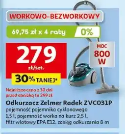 Auchan Odkurzacz radek zvc031p Zelmer oferta