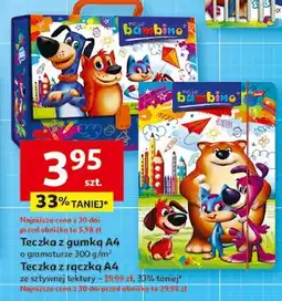 Auchan Teczka a4 z rączką Bambino St.majewski oferta