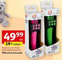 Auchan Mikrofon do karaoke One Two Fun oferta