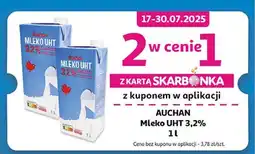 Auchan Mleko 3.2 % Auchan oferta