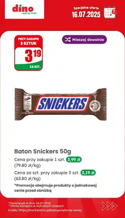 Dino Baton Snickers oferta