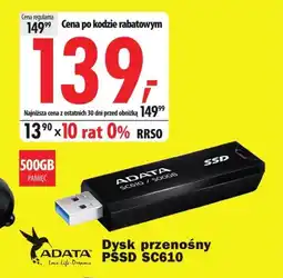 Media Expert Dysk ssd Adata oferta