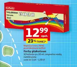 Auchan Farby plakatowe Herlitz oferta
