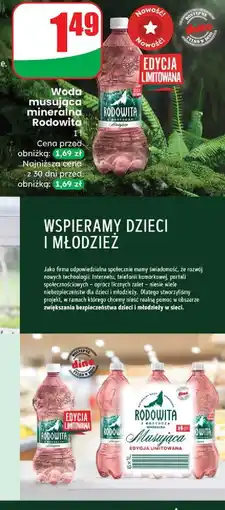 Dino Woda musująca edycja limitowana Rodowita Z Roztocza oferta