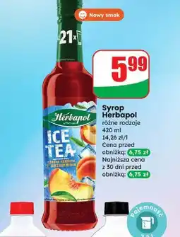 Dino Syrop ice tea peach Herbapol oferta