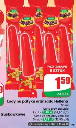 Dino Lód o smaku oranżady Hellena Oranżada oferta