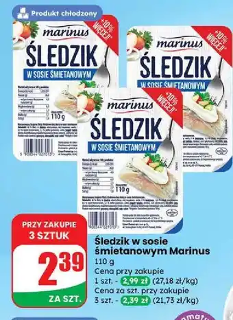 Dino Śledzik w sosie śmietanowym Marinus oferta