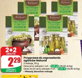 Dino Przyprawa do kwaszenia ogórków Natural oferta