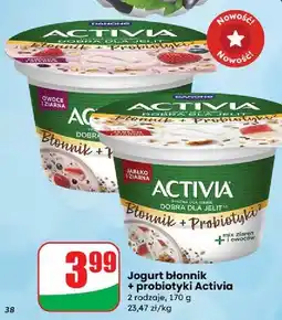 Dino Jogurt jabłko i ziarna Danone Activia oferta