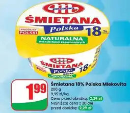 Dino Śmietana polska 18 % Mlekovita oferta