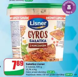 Dino Sałatka z kurczakiem gyros Lisner Salateria oferta