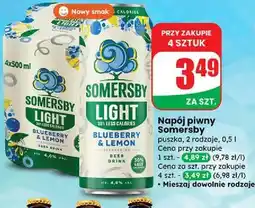 Dino Piwo Somersby Light Blueberry & Lemon oferta