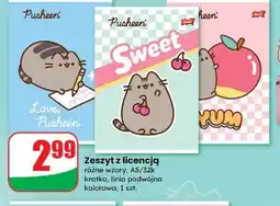 Dino Zeszyt a5/32 k. linia pusheen Unipap oferta