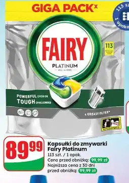 Dino Kapsułki do zmywarki lemon Fairy Platinum oferta