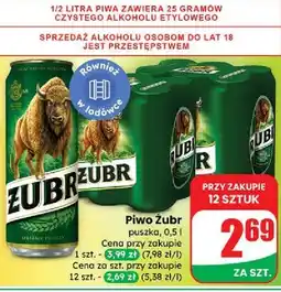 Dino Piwo Żubr 1768 oferta