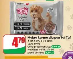 Dino Karma dla psa kawałki w sosie wołowina z drobiem Tuf oferta