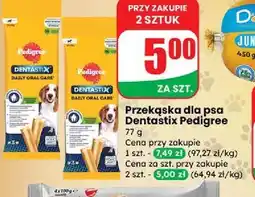 Dino Przysmak dla psa średnie rasy Pedigree Dentastix oferta