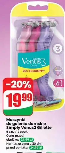 Dino Maszynki do golenia mix kolor Gillette Venus 3 oferta