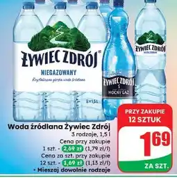 Dino Woda niegazowana Żywiec Zdrój oferta