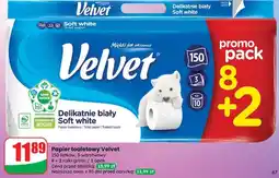 Dino Papier toaletowy delikatnie biały Velvet oferta