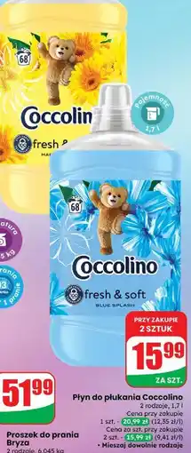 Dino Płyn do płukania happy yellow Coccolino Fresh & Soft oferta