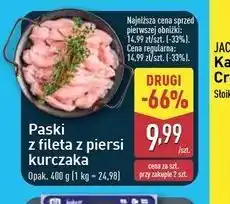 ALDI Paski fileta z piersi kurczaka oferta