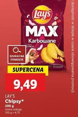 Lidl Lay's MAX 200 g oferta