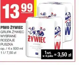 Spar Piwo Żywiec oferta