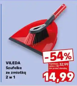 Kaufland VILEDA Szufelka ze zmiotką 2 w 1 oferta