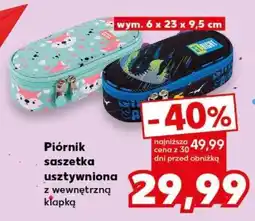 Kaufland Piórnik saszetka usztywniona z wewnętrzną klapką oferta