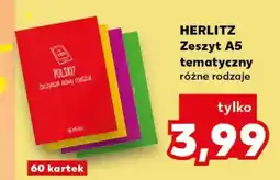 Kaufland HERLITZ Zeszyt A5 tematyczny oferta